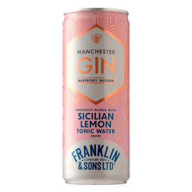 Джин-тоник Manchester Pink Gin & Franklin Sicilian Lemon Tonic 250мл 5,5%