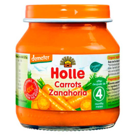 Детское питание Морковь пюре органическое (с 4 месяцев) Holle 125 г