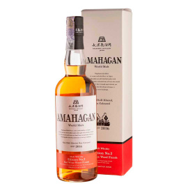 Виски премиальный Amahagan Edition №2 Red Wine Wood Finish 0,7л 47%