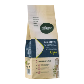 Сіль Атлантична йодована з водоростями Naturata 500г