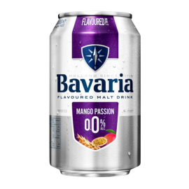 Пиво Bavaria Malt Mango Passion безалкогольне світле фільтроване 0,33 л 0%