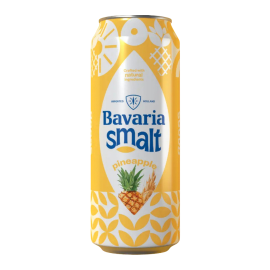 Пиво Bavaria Smalt Pineapple безалкогольний газований 0,5л 0%