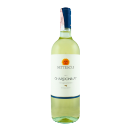 Вино Settesoli Chardonnay белое сухое 0,75л 13%