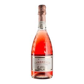 Вино полуигристое розовое сладкое Chiarli Rose di Bacco Lambrusco dell'Emilia Rose 0,75л 8%