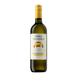 Вино Terra Italianica Chardonnay белое сухое 0,75л 12,5%
