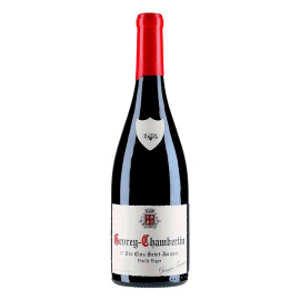 Вино виноградное сухое натуральное красное Жевре-Шамбертен Премьер Крю Кло Сен-Жак 2023, Domaine Fourrier 0,75л 13,5%