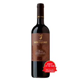Вино "Мерло DOC" Сассорегаль красное сухое Санта Маргарита 0,75л 14%