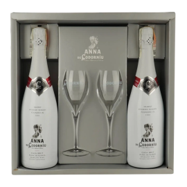 Набір із двох пляшок вин ігристих білих брют Codorniu Anna Blanc de Blanc Brut 0,75л 11,5%