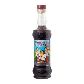 Лікер «Вишнева спокуса» з чорною смородиною 0,7л 17,5%