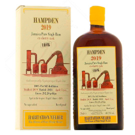 Ром винтажный Habitation Velier Hampden LROK 2019 Ex-Sherry 0,7л 60,5%