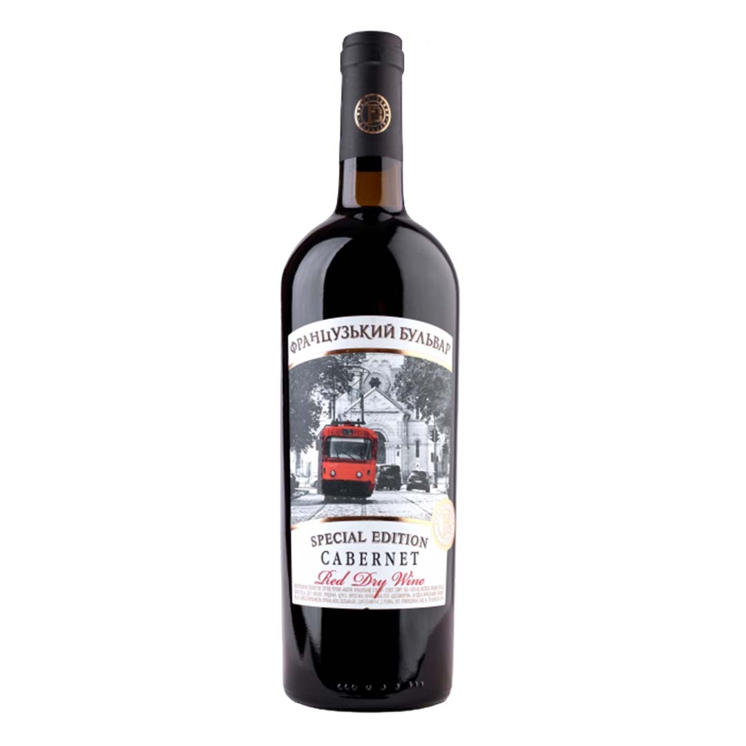 Вино Французький бульвар Cabernet Select червоне сухе 0,75л 10-13%