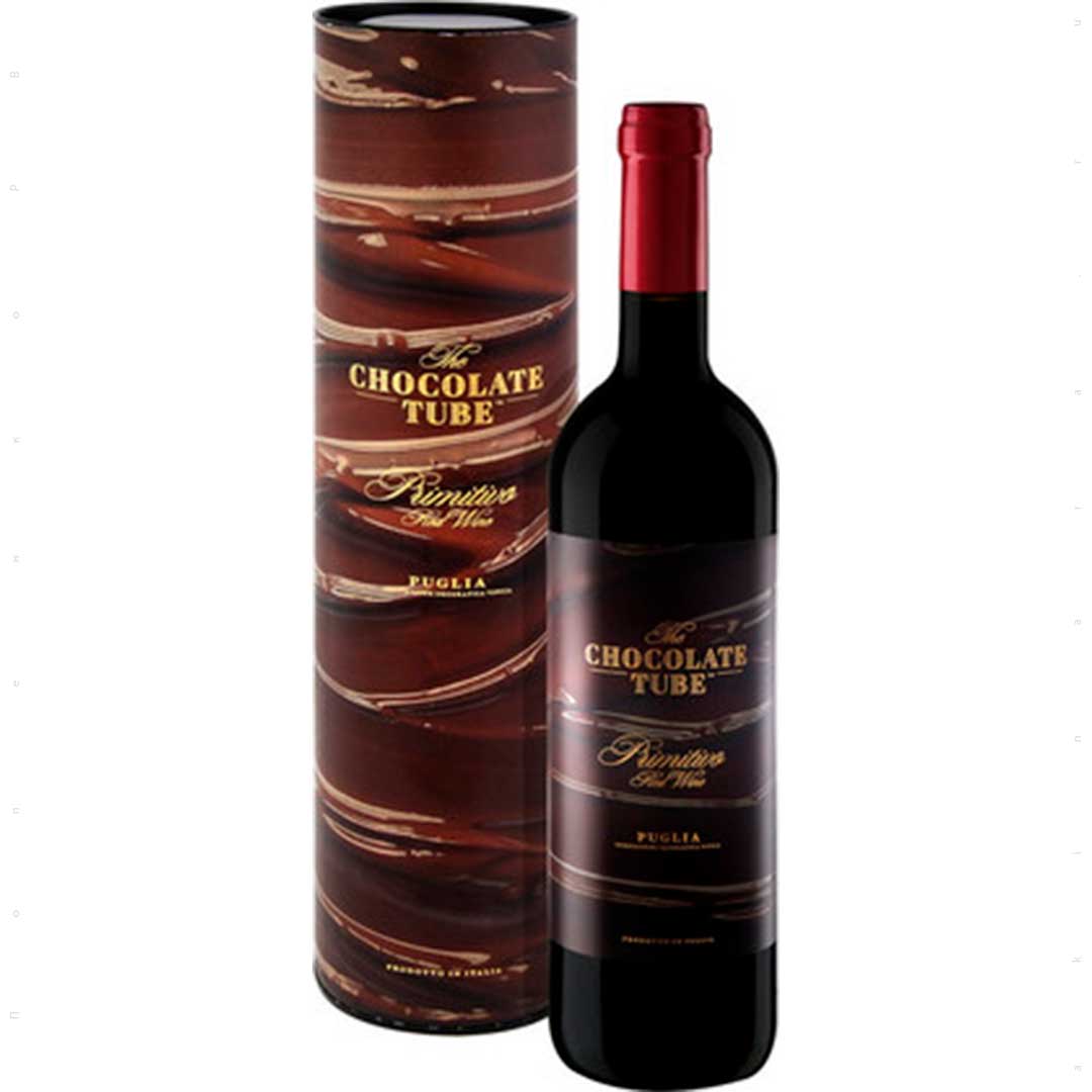 Вино Mare Magnum Primitivo Chocolate Tube Organic красное сухое 0,75л 14%
