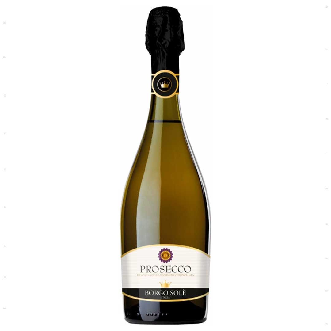 Вино игристое Borgo Sole Prosecco DOC Brut белое сухое 0,75л 11%