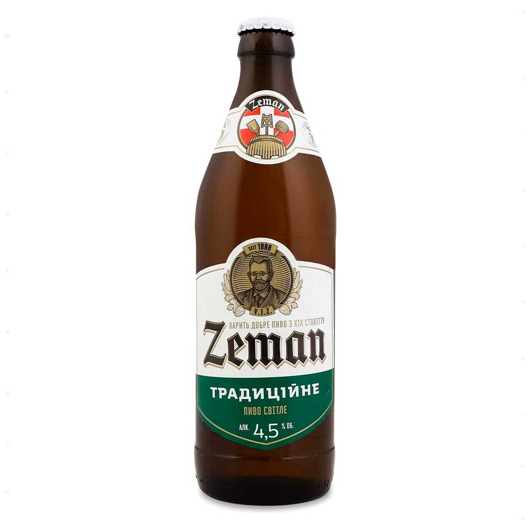 Пиво Zeman Традиційне світле 0,5 л 4,5%