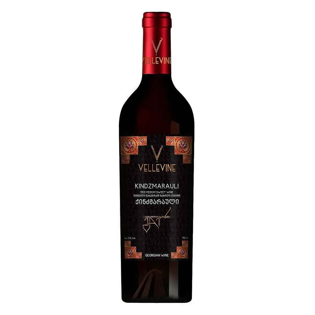 Вино Vellevine Кіндзмараулі червоне напівсолодке 0,75л 11-13%