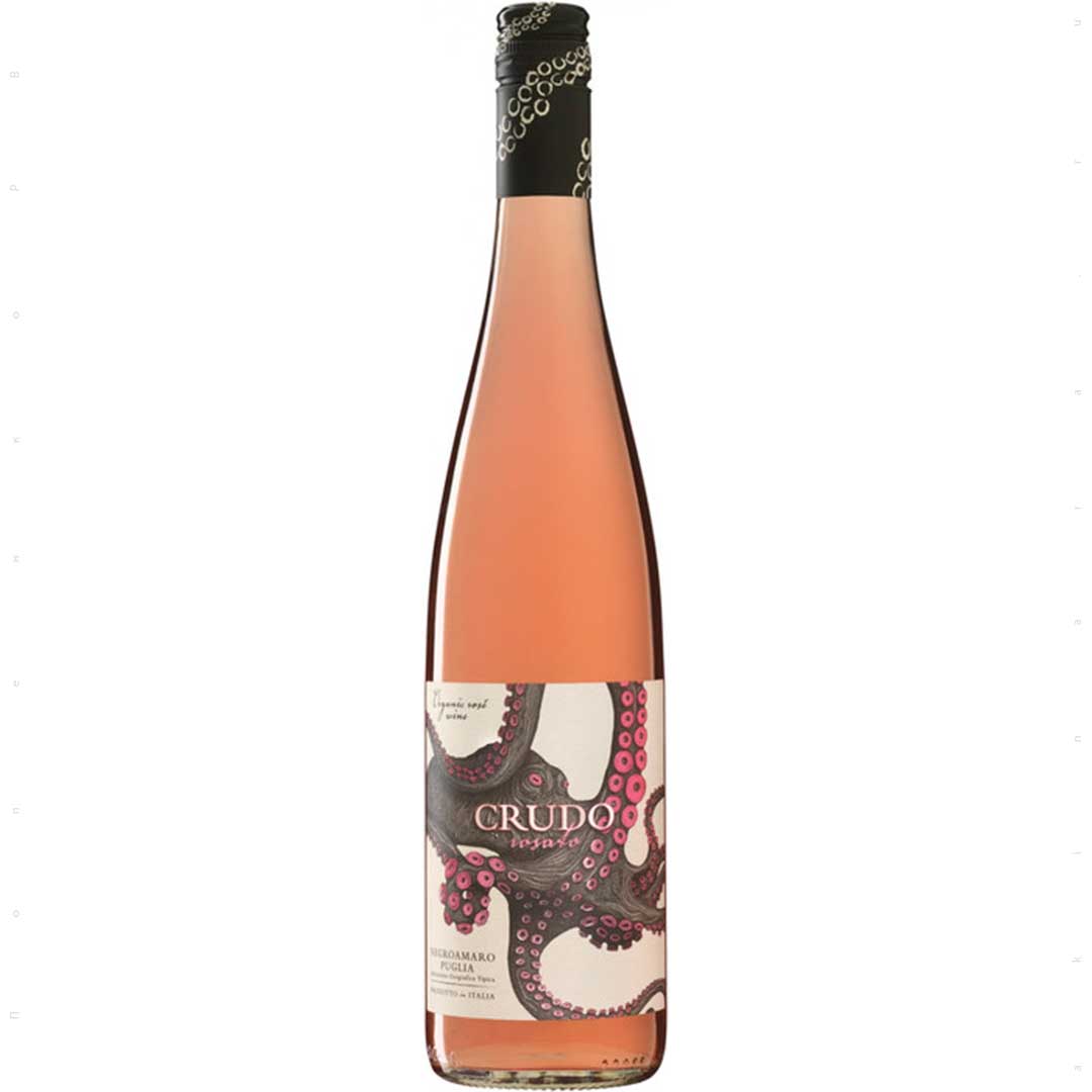Вино Mare Magnum Crudo Negroamaro Organic сухе рожеве 0,75л 12%