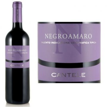 Вино Cantele Negroamaro червоне сухе 0,75л 13% купити