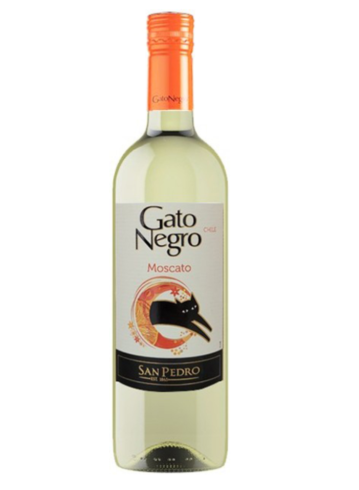 Вино Gato Negro Moscato белое 0,75л 9%