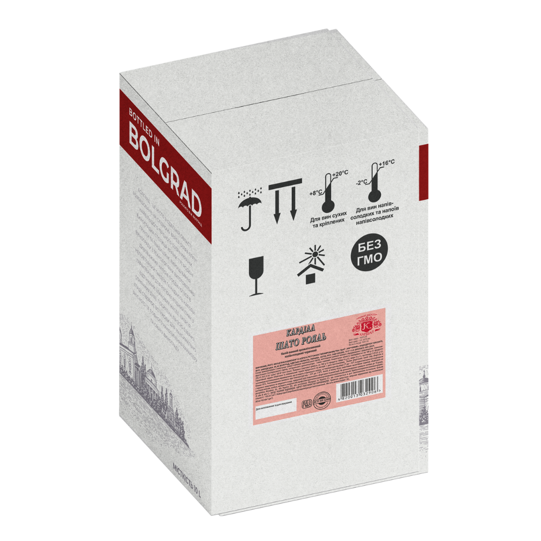 Напій винний Болград Кардіал Шато Рояль червоний 10л 9-12% купити