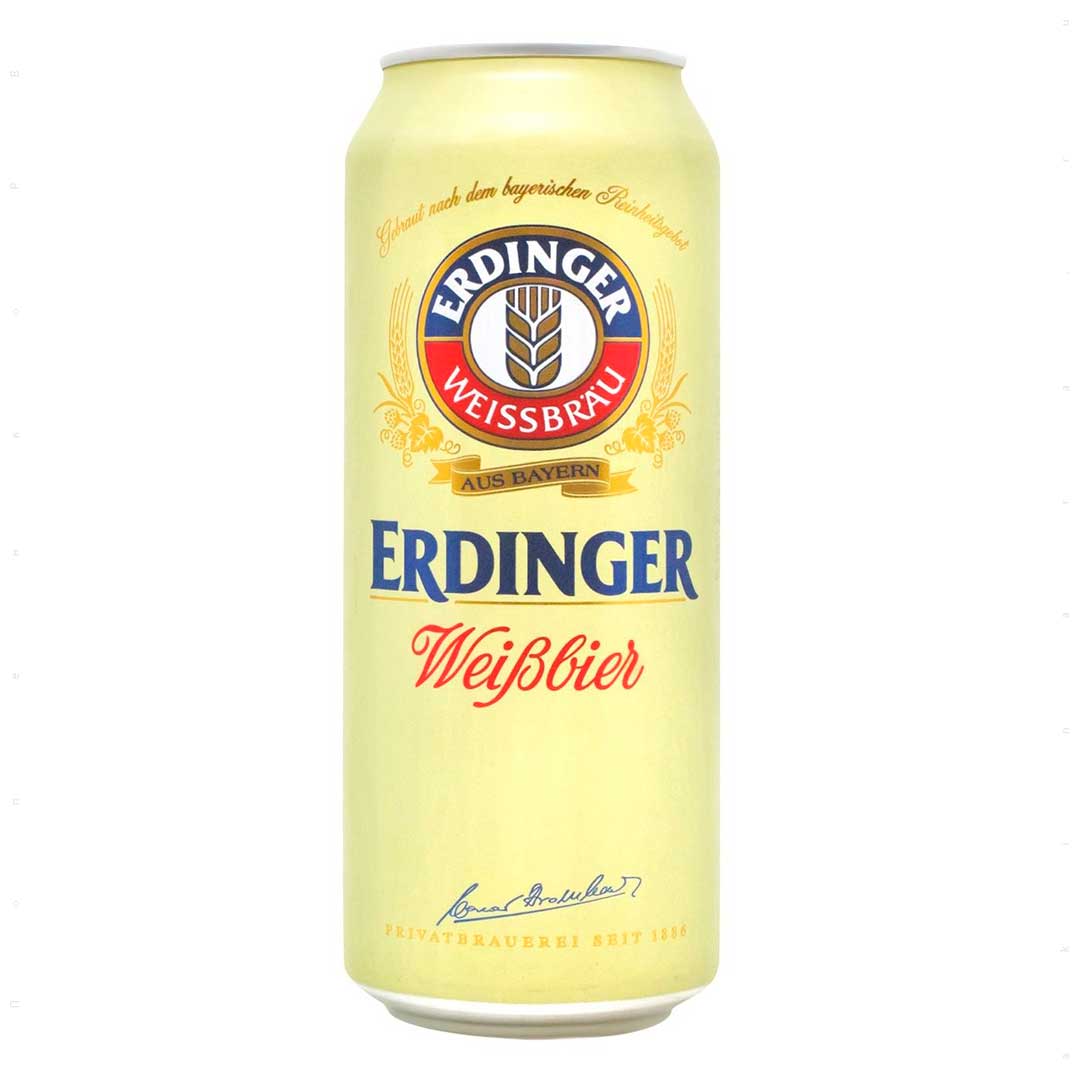 Пиво Erdinger Weissbier светлое фильтрованное 5,3% 0,5 л ж/б