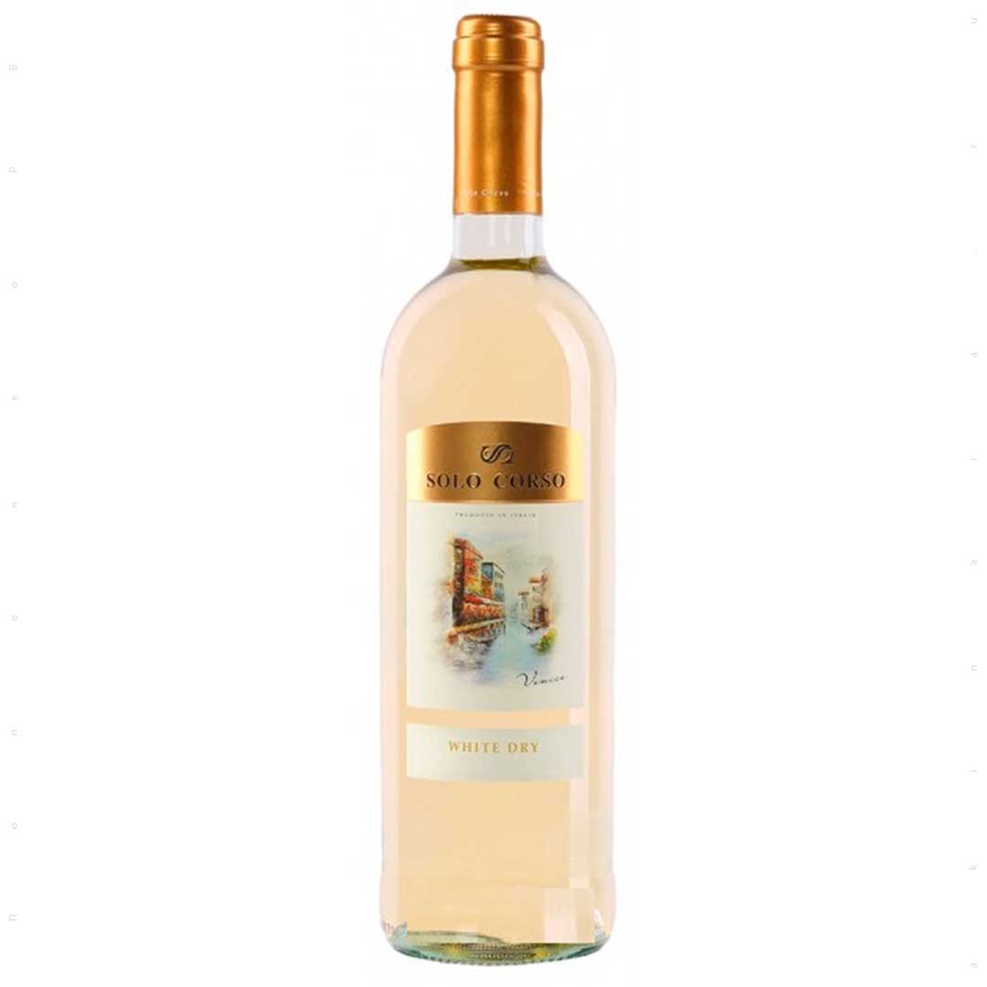 Вино Solo Corso VDT біле сухе 0,75л 11%