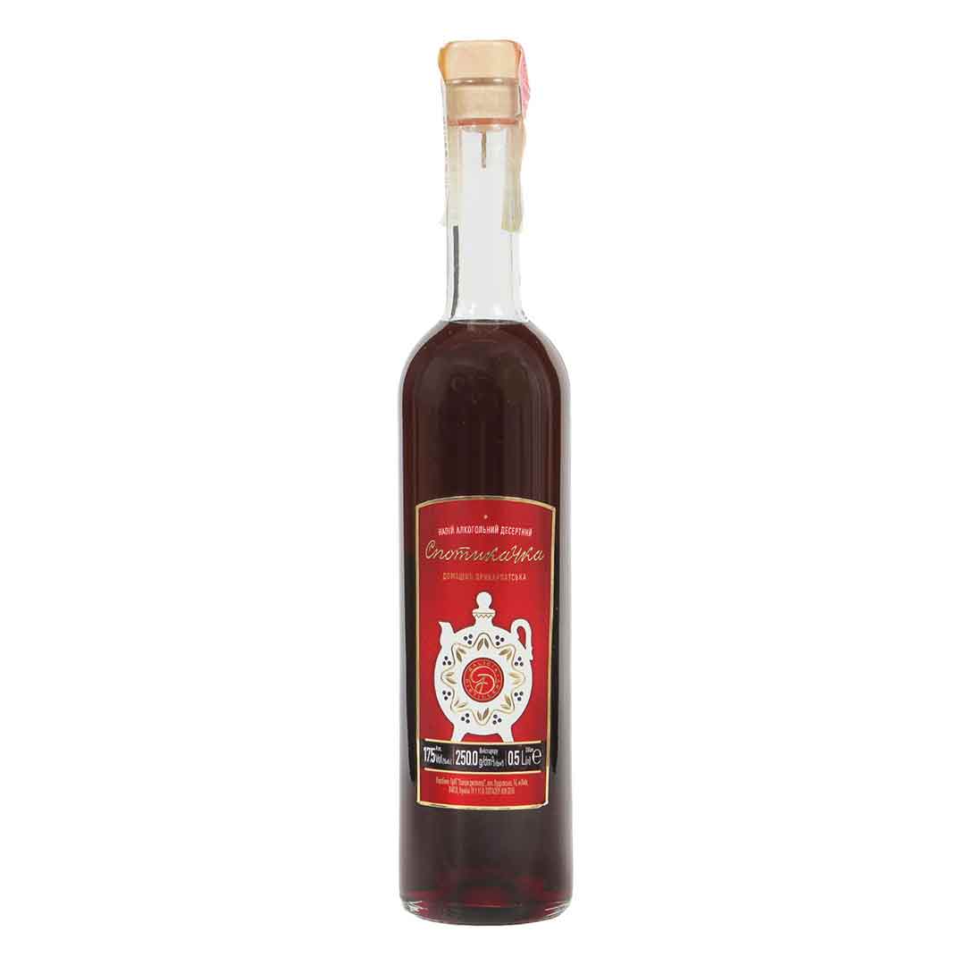 Напиток Спотикачка вишневая домашняя Прикарпатская 0,5л 17,5%