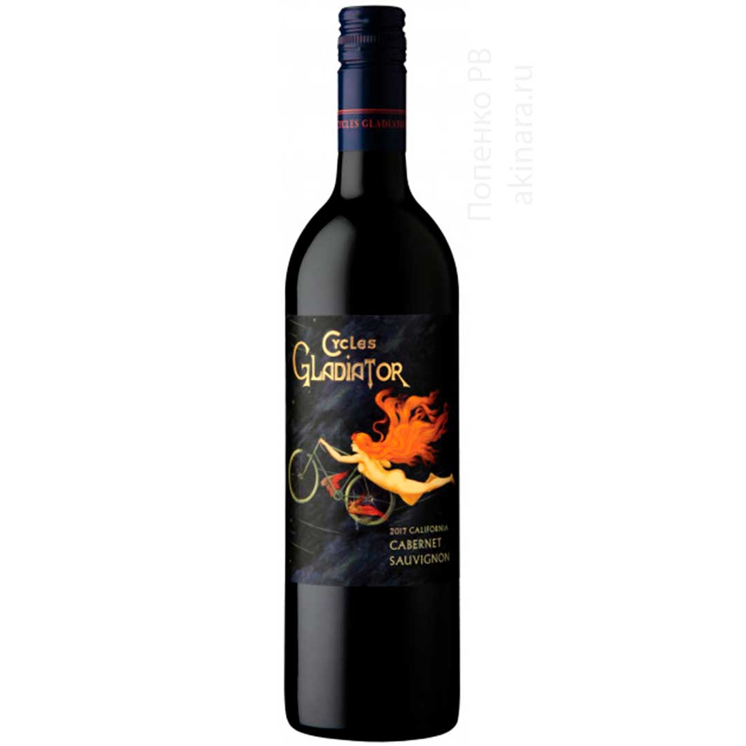 Вино Cycles Gladiator Cabernet Sauvignon червоне сухе 0,75л 13,5% Вино сухе на RUMKA. Тел: 067 173 0358. Доставка, гарантія, кращі ціни!, фото1