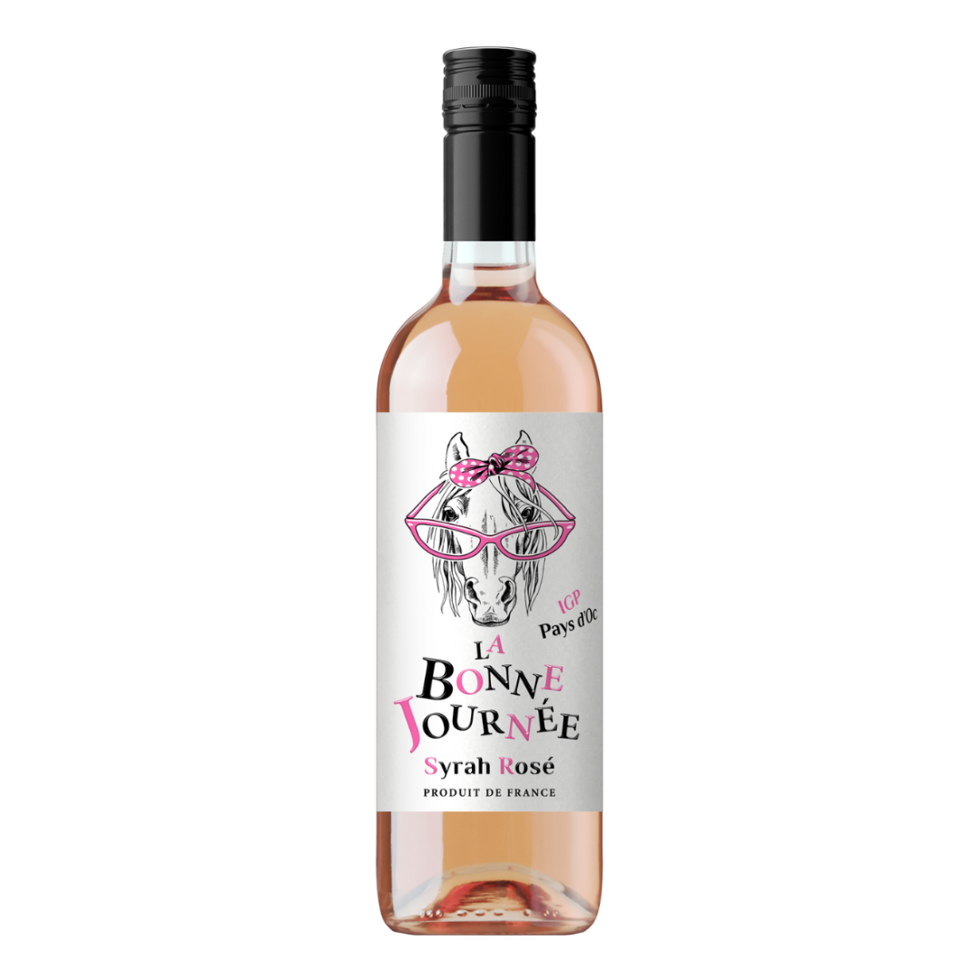 Вино La Bonne Journee Syrah Rose IGP Pays d'Oc сухе рожеве 0,75 л 12%