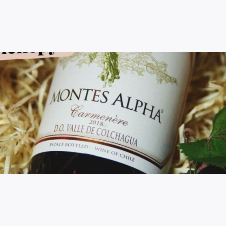 Вино Montes Alpha Chardonnay белое сухое 0,75л 13,5% в Украине