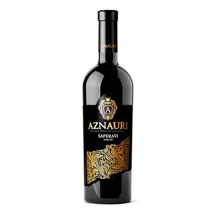 Вино Aznauri Saperavi червоне сухе 0,75л 9-13 % Вина та ігристі на RUMKA. Тел: 067 173 0358. Доставка, гарантія, кращі ціни!