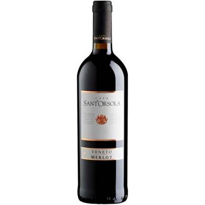Вино Мерло дель Венето сухое красное Sant Orsola, Merlot del Veneto 0,75 л 11.5% Вина и игристые в RUMKA. Тел: 067 173 0358. Доставка, гарантия, лучшие цены!