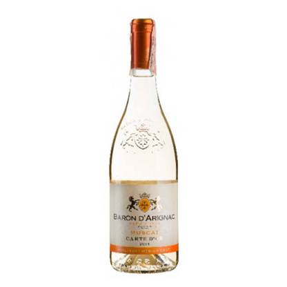 Вино Baron d'Arignac Muscat біле напівсолодке 0,75л 10,5% Вина та ігристі на RUMKA. Тел: 067 173 0358. Доставка, гарантія, кращі ціни!