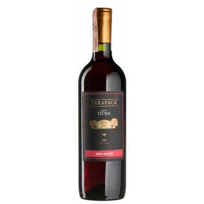 Вино Санта Сесілія напівсолодке червоне Тарапака, Санта-Сесилия 0,75 л 10.5% Вина та ігристі на RUMKA. Тел: 067 173 0358. Доставка, гарантія, кращі ціни!