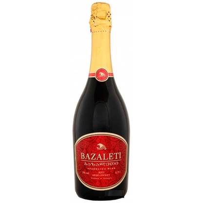 Вино игристое Bazaleti красное полусладкое 0,75л 12% Шампанское полусладкое в RUMKA. Тел: 067 173 0358. Доставка, гарантия, лучшие цены!