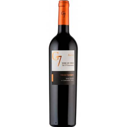 Вино сухе червоне G7 Reserva Cabernet Sauvignon Джи7 резерву Каберне Совіньйон 0,75 л 13% Вина та ігристі на RUMKA. Тел: 067 173 0358. Доставка, гарантія, кращі ціни!