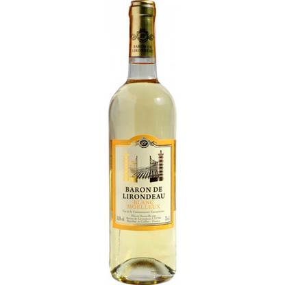 Вино Baron de Lirondeau белое полусладкое 0,75л 10,5% Вина и игристые в RUMKA. Тел: 067 173 0358. Доставка, гарантия, лучшие цены!