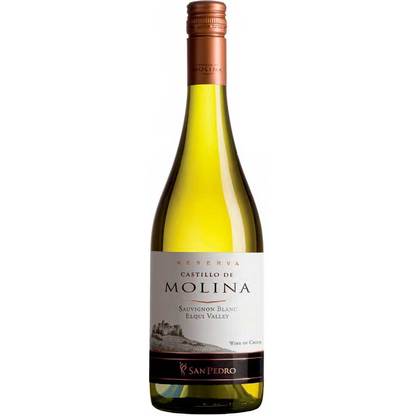 Вино Совиньон Блан Кастильо де Молина белое сухое Сан Педро, Sauvignon Blanc Castillo de Molina 0,75 л 13-14% Вина и игристые в RUMKA. Тел: 067 173 0358. Доставка, гарантия, лучшие цены!