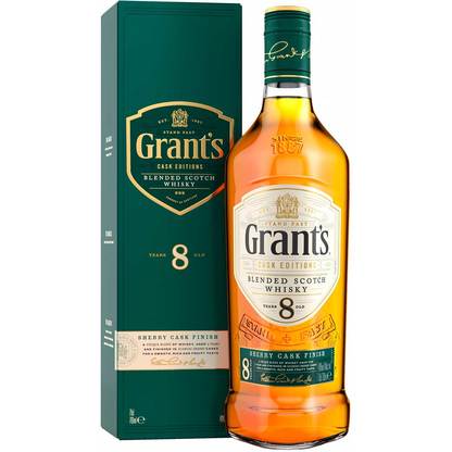 Виски бленд Grants 8 yo Sherry Cask 0,7 л 40% Крепкие напитки в RUMKA. Тел: 067 173 0358. Доставка, гарантия, лучшие цены!