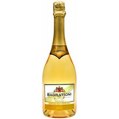Вино Багратіоні ігристе Золоте напівсолодке, Bagrationi 0,75 л 12% Шампанське напівсухе на RUMKA. Тел: 067 173 0358. Доставка, гарантія, кращі ціни!