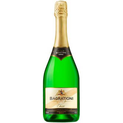 Вино Багратиони игристое классическое брют, Bagrationi 0,75 л 12% Вина и игристые в RUMKA. Тел: 067 173 0358. Доставка, гарантия, лучшие цены!