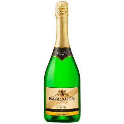 Вино Багратіоні ігристе класичне напівсолодке, Bagrationi 0,75 л 12% Шампанське напівсухе на RUMKA. Тел: 067 173 0358. Доставка, гарантія, кращі ціни!