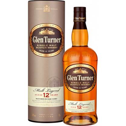 Виски Глен Тернер 12 лет, Glen Turner 12 Y.O. 0,7 л 40% Крепкие напитки в RUMKA. Тел: 067 173 0358. Доставка, гарантия, лучшие цены!