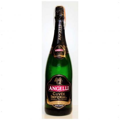 Вино игристое Angelli Cuvee Imperial полусладкое 0,75 л 10.5% Шампанское полусладкое в RUMKA. Тел: 067 173 0358. Доставка, гарантия, лучшие цены!