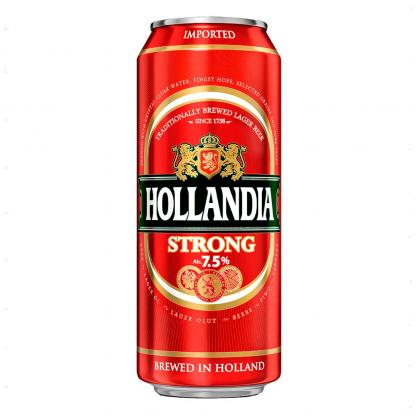 Пиво Hollandia Strong світле фільтроване 0,5 л 7,5% Пиво та сидр на RUMKA. Тел: 067 173 0358. Доставка, гарантія, кращі ціни!