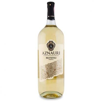 Вино Aznauri Rkatsiteli біле сухе 1,5л 9,5-14% Вина та ігристі на RUMKA. Тел: 067 173 0358. Доставка, гарантія, кращі ціни!