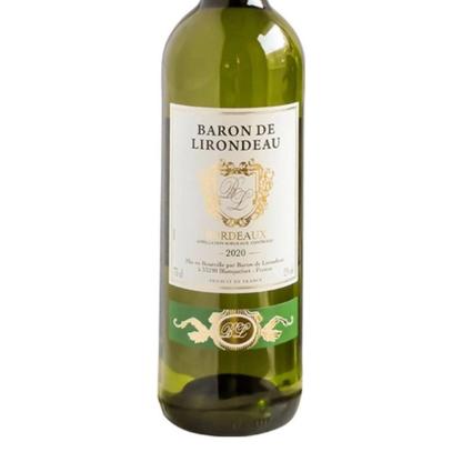 Вино Бордо Baron de Lirondeau белое сухое 0,75л 11% Вина и игристые в RUMKA. Тел: 067 173 0358. Доставка, гарантия, лучшие цены!