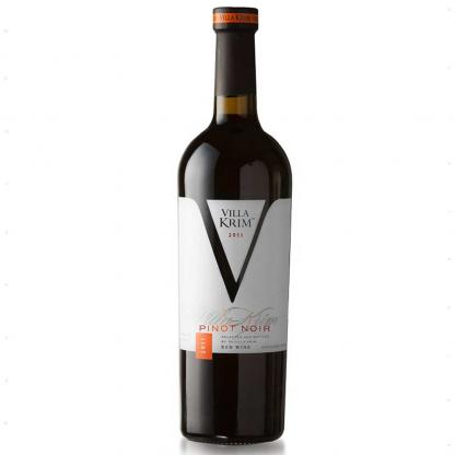 Вино Villa Krim Pinot Noir красное полусладкое 0,75л 9-13% Вино полусладкое в RUMKA. Тел: 067 173 0358. Доставка, гарантия, лучшие цены!
