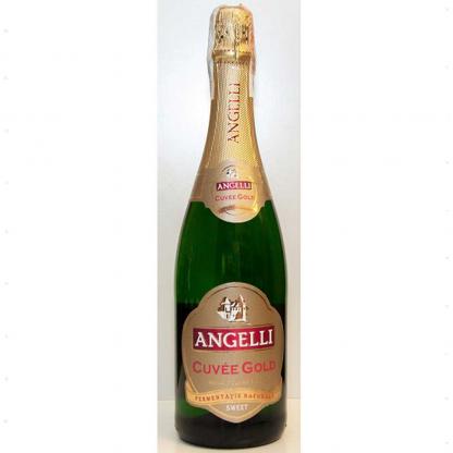 Вино ігристе Angelli Cuvee Gold біле солодке 0,75л 10,5% Шампанське солодке на RUMKA. Тел: 067 173 0358. Доставка, гарантія, кращі ціни!