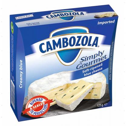 Сир Simply Gourmet Cambozola (Kaserei) 60%, 125 г Продукти харчування на RUMKA. Тел: 067 173 0358. Доставка, гарантія, кращі ціни!