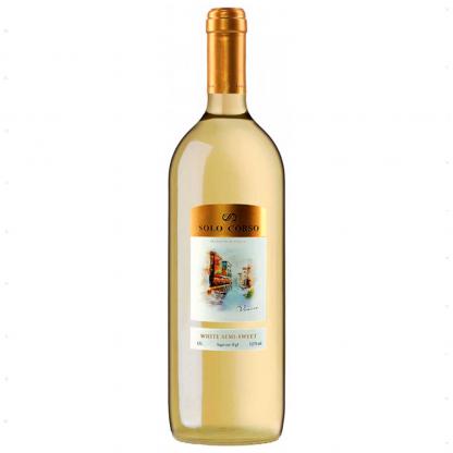 Вино Solo Corso Bianco VDT біле напівсолодке 1,5 л 11% Вина та ігристі на RUMKA. Тел: 067 173 0358. Доставка, гарантія, кращі ціни!
